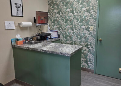 Pet exam room at Whatcom Veterinary Hospital